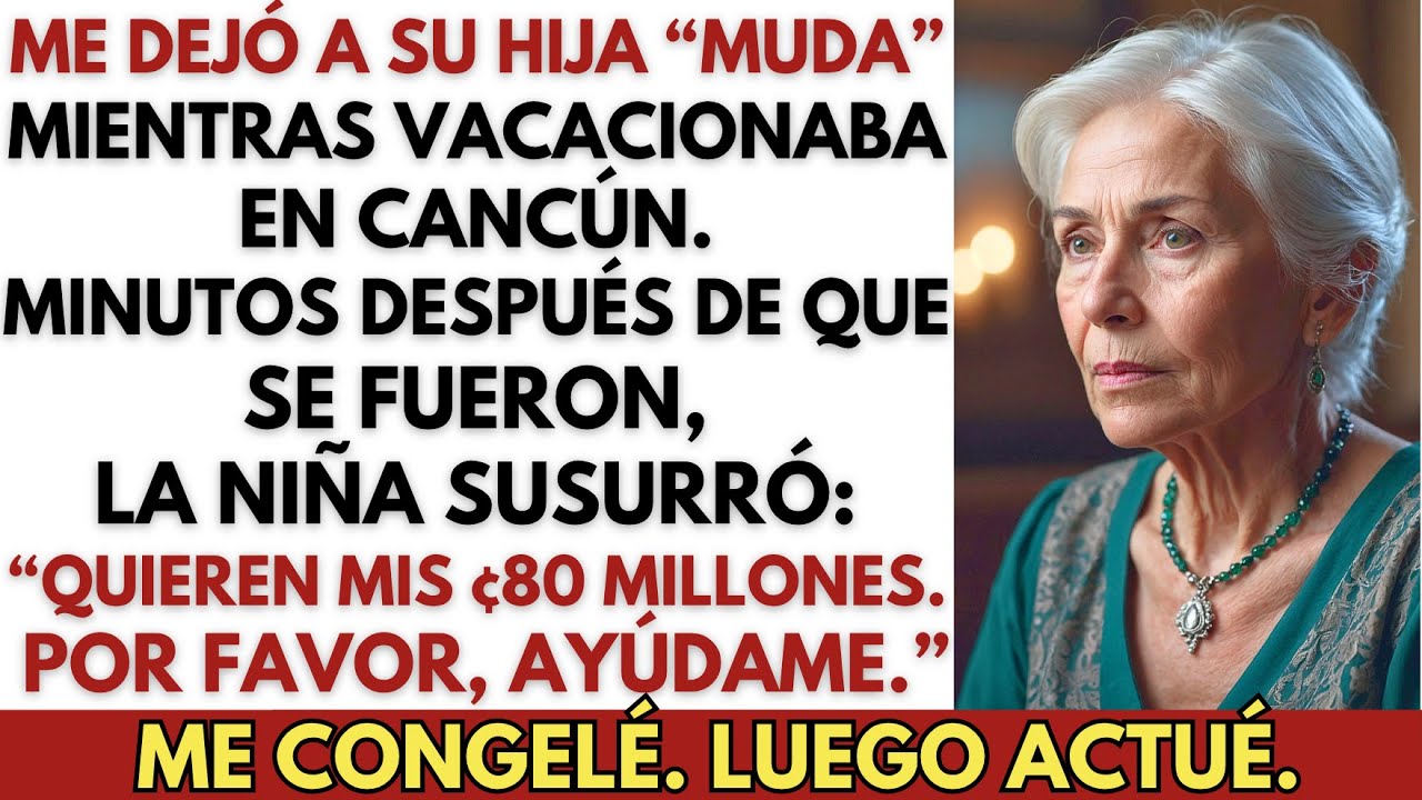 Mi Nuera Se Fue a Cancún y Me Dejó con una Nieta “Silenciosa” — Minutos Después, Dijo Siete Palabras