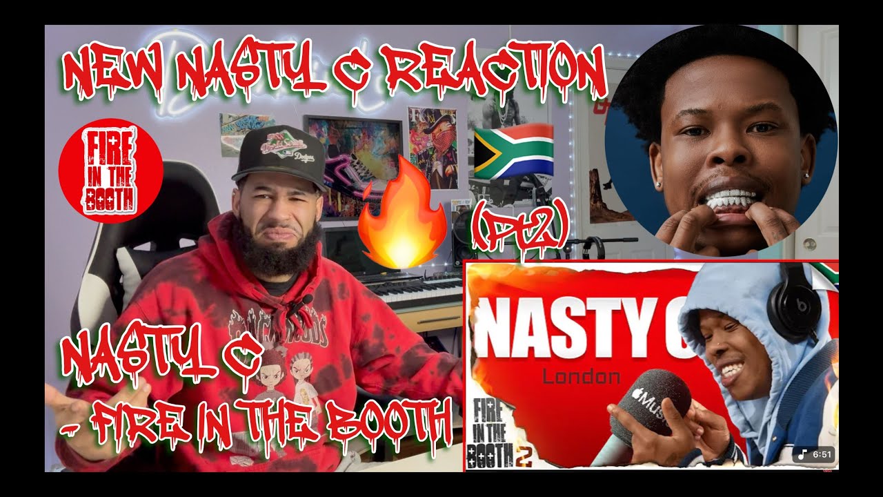 NASTY C REALLY WALKING ON THESE BEATS! | Nasty C 🇿🇦 pt2 - Fire In The Booth [REACTION!!!] #rap