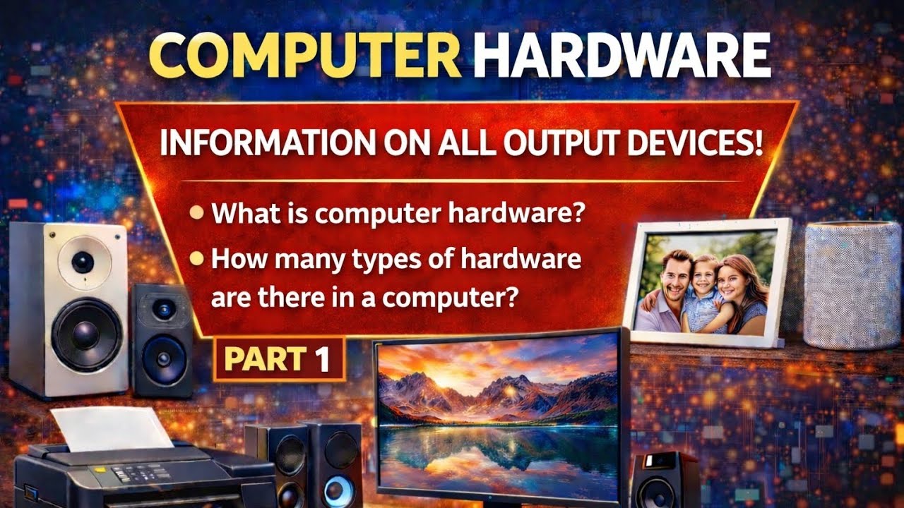@GISTMANN Computer Hardware MCQs & Important Questions | Output Devices | Part 1 #hssc #cet #mains 