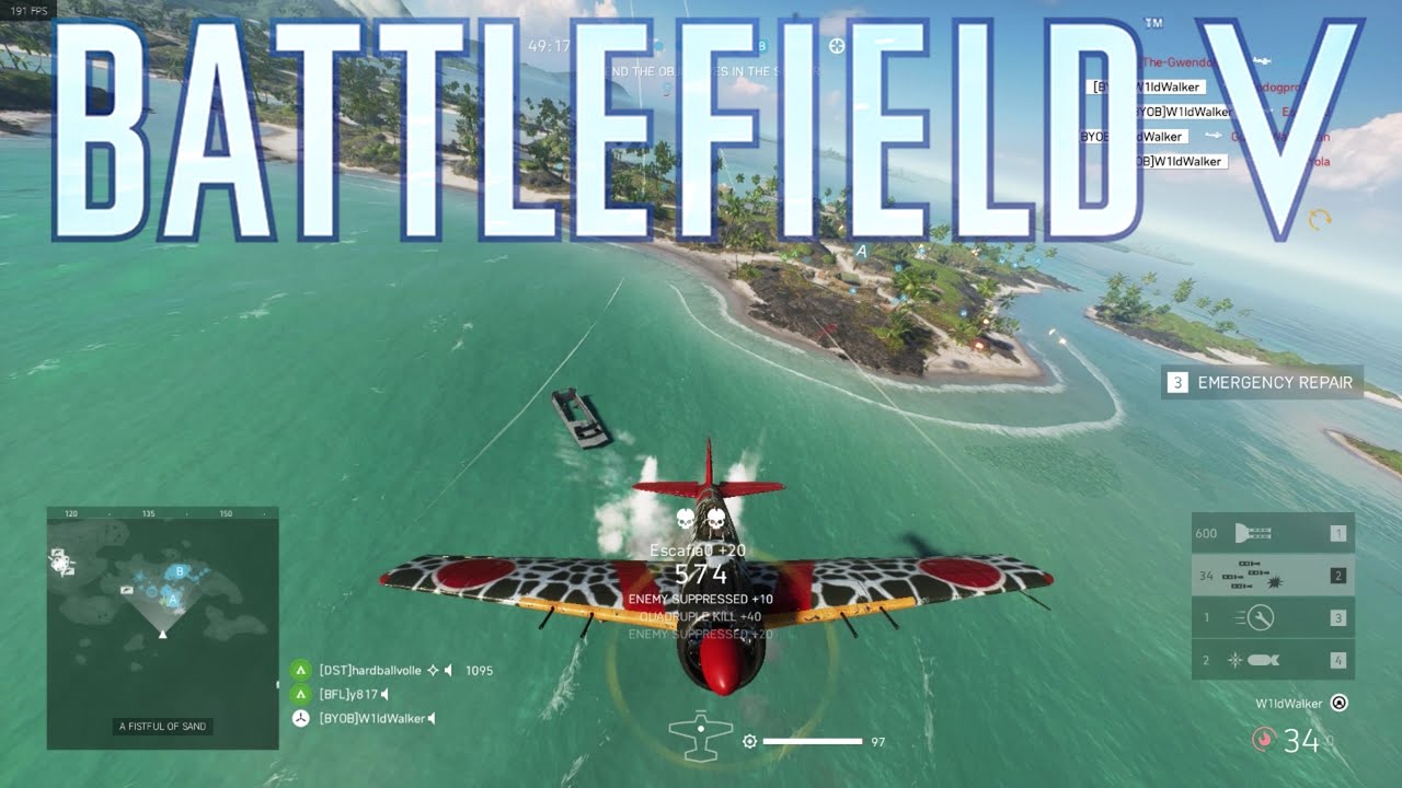 Battlefield 5: FARMING INFANTRY FROM THE AIR