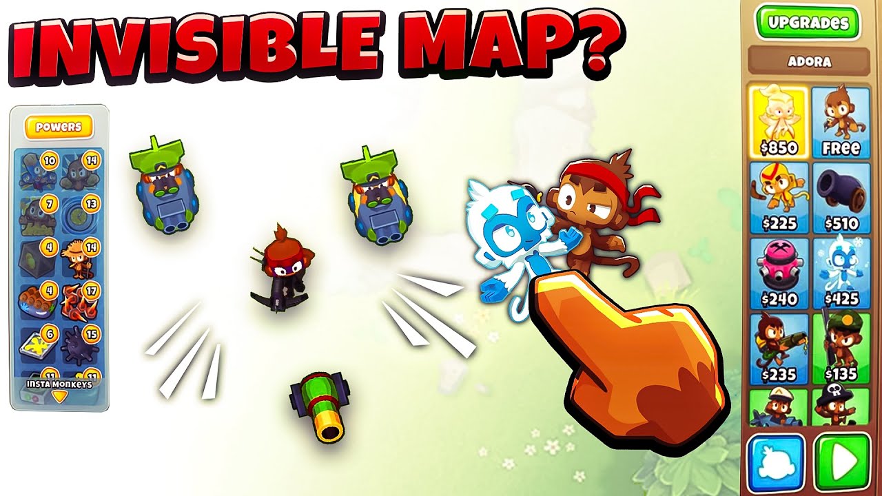 Can we place Towers for a map we cant see yet?