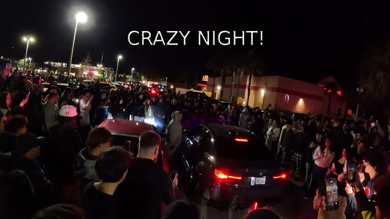 Things got a little TOO CRAZY at this Car Meet...