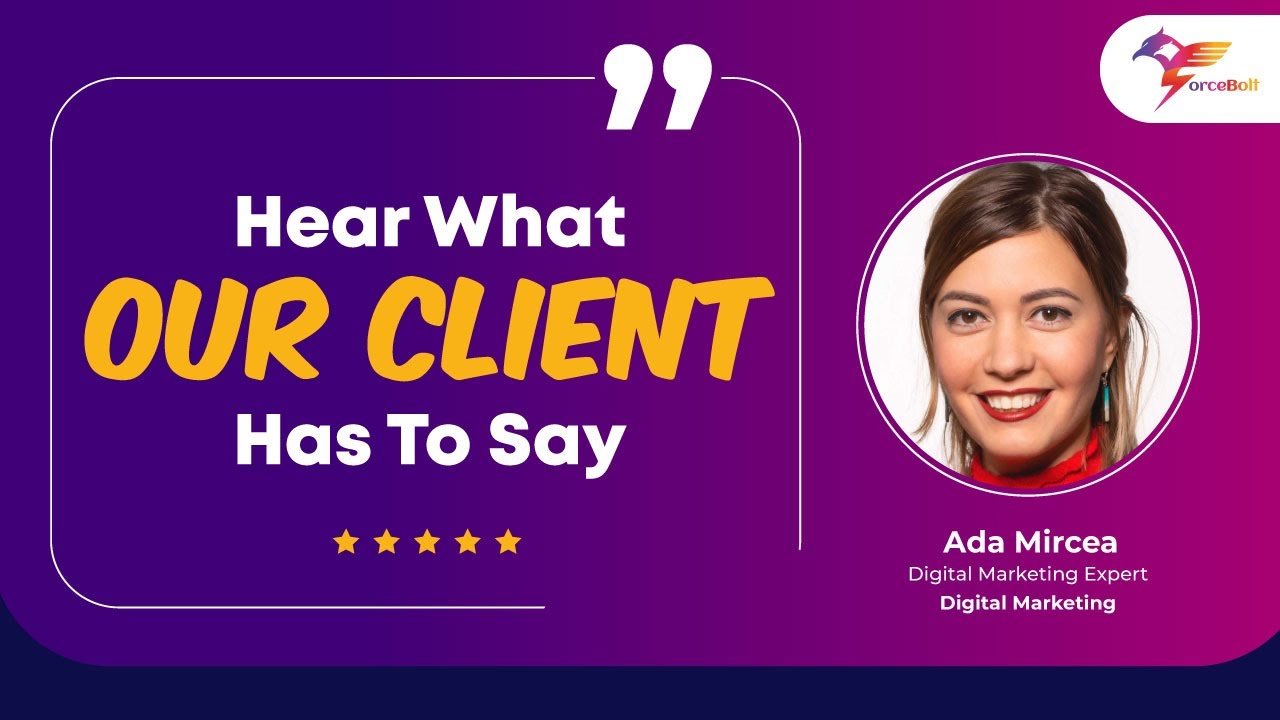 Customer Testimonial Ada Mircea | Know Our Client's Thoughts