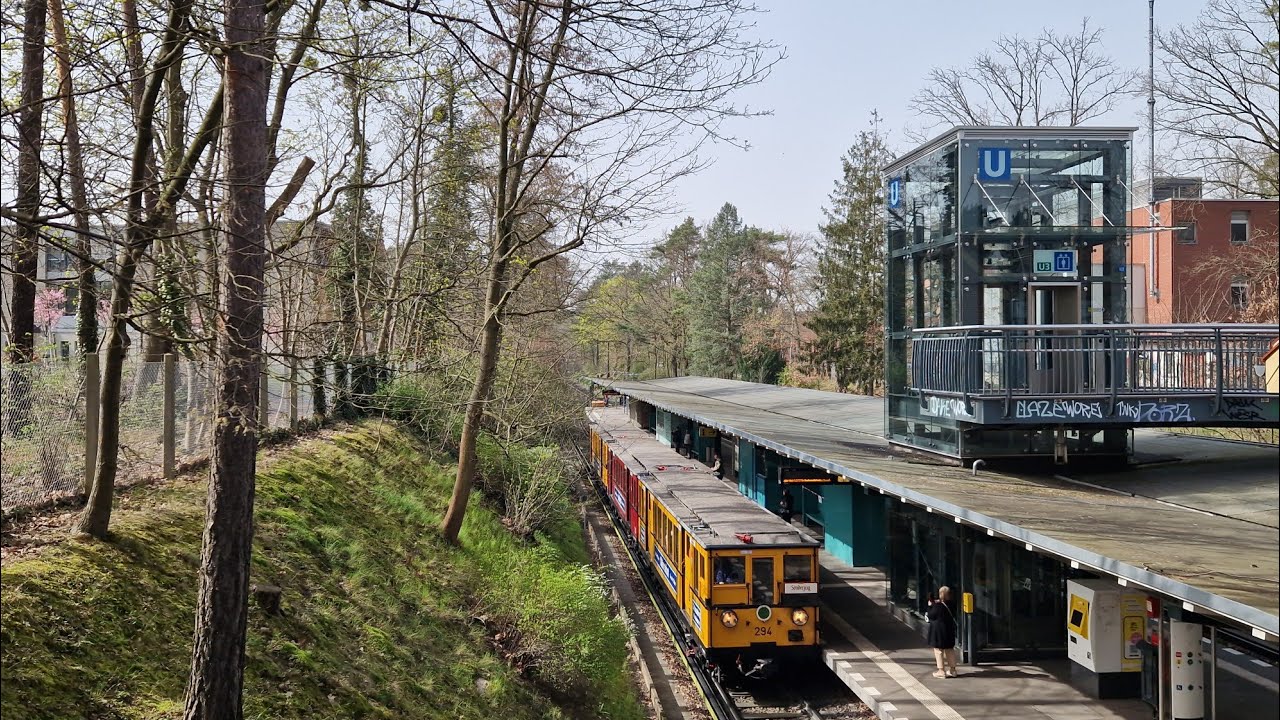 U-Bahn Berlin | Sonderfahrt des Historischen A1 zuges am 31.3.2024 auf der U3
