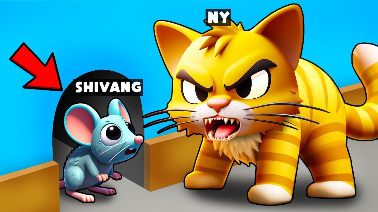 CAT VS MOUSE EXTREME HIDE AND SEEK IN ROBLOX !!