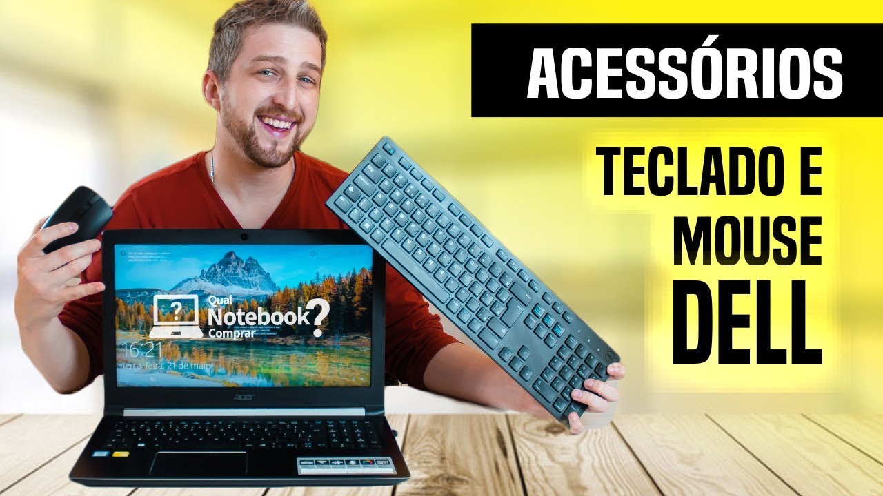 Kit Teclado e Mouse DELL KM636 | Teste de Acessórios para Notebook | Parte 5