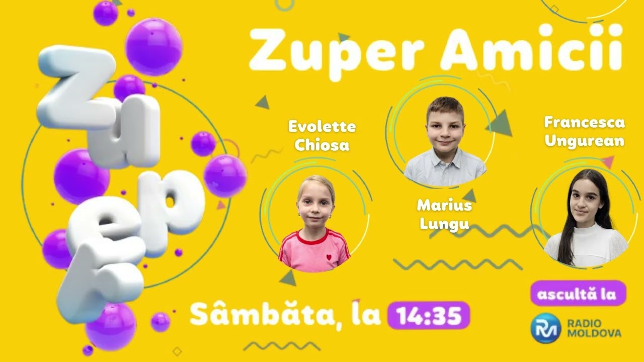 Emisiune radio pentru copii „Zuper Amicii” - 28.02.2026 #zuper #kidsradio