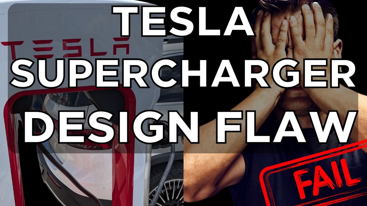 Tesla Supercharger Frustrating Design Flaw :-(