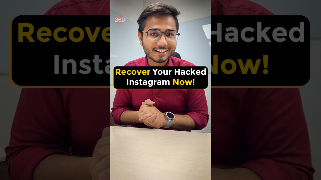 How To Recover Instagram Account! #instagram #gadgets360 #techreels #howto  #instablock #hacked