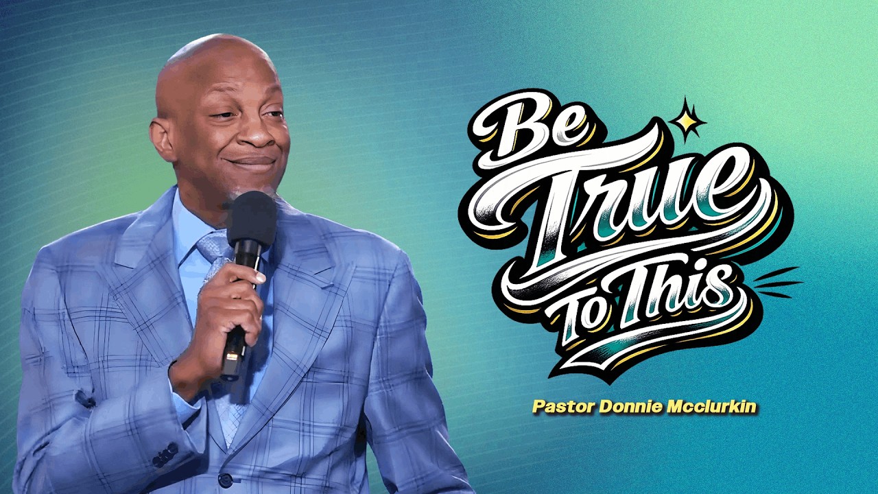 Be True To This | Pastor Donnie McClurkin | Perfecting Faith Church