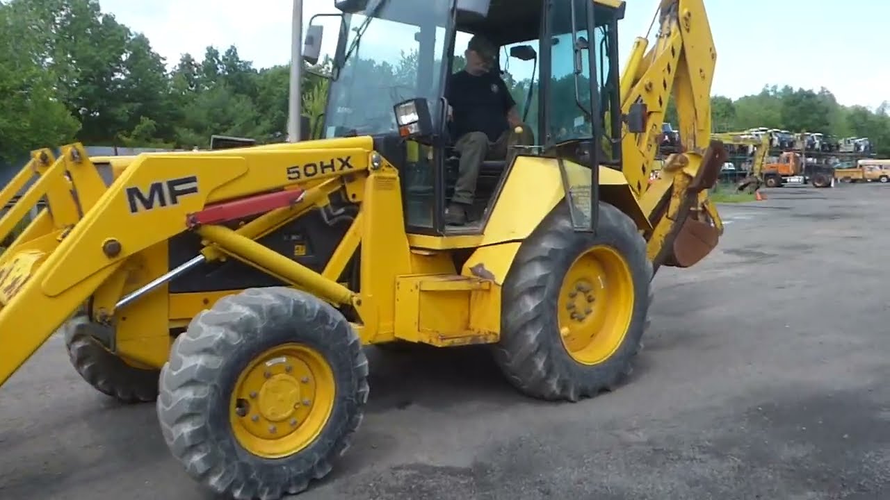 1992 Massey Ferguson 50HX Backhoe - TRO 0615221