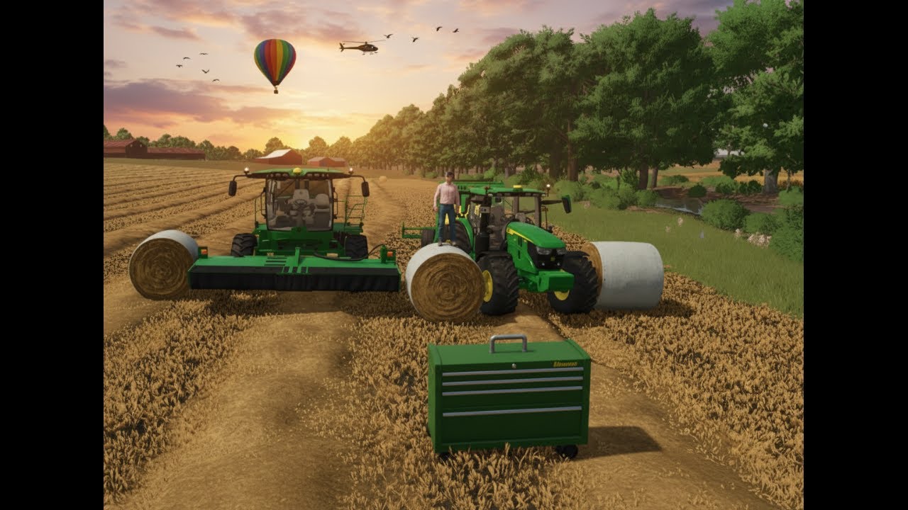 Fishing at Sunrise, Mowing Wheat by Noon, and Kicking Off Baling — Episode 2  Strasburg, Pennsylva