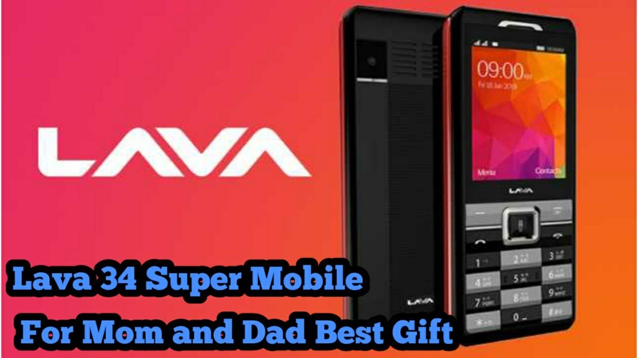 Lava 34 Super Mobile For Mom and Dad Best Gift