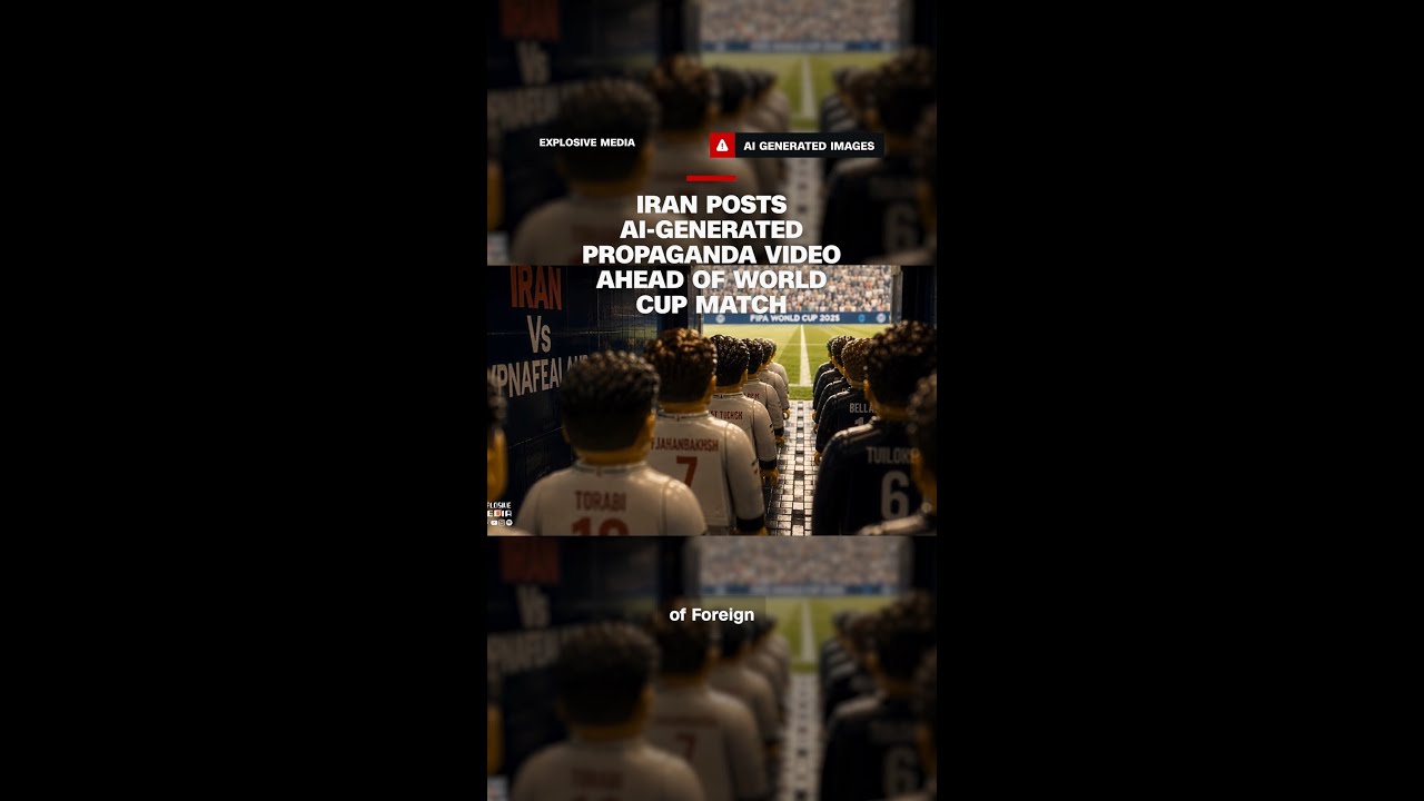 Iran posts AI-generated propaganda video ahead of World Cup match