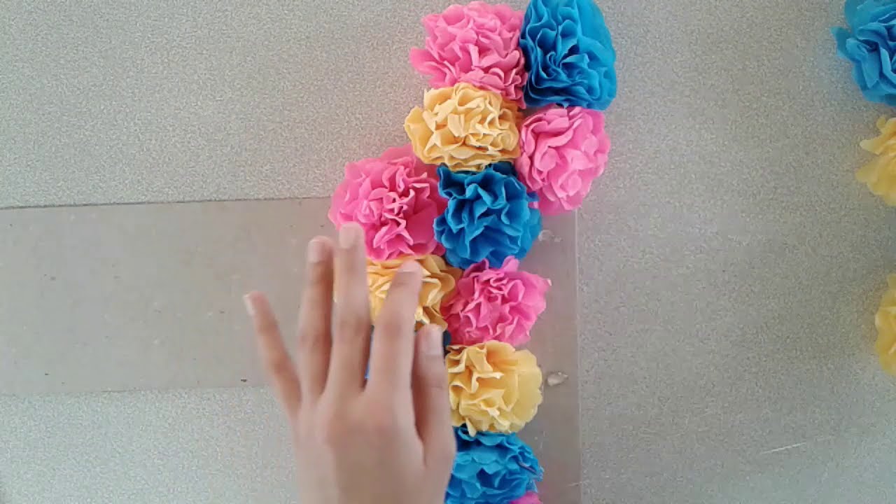 1 YAŞ DOĞUM GÜNÜ İÇİN RAKAM SÜSLEME / DIY  Birthday Decoration Making
