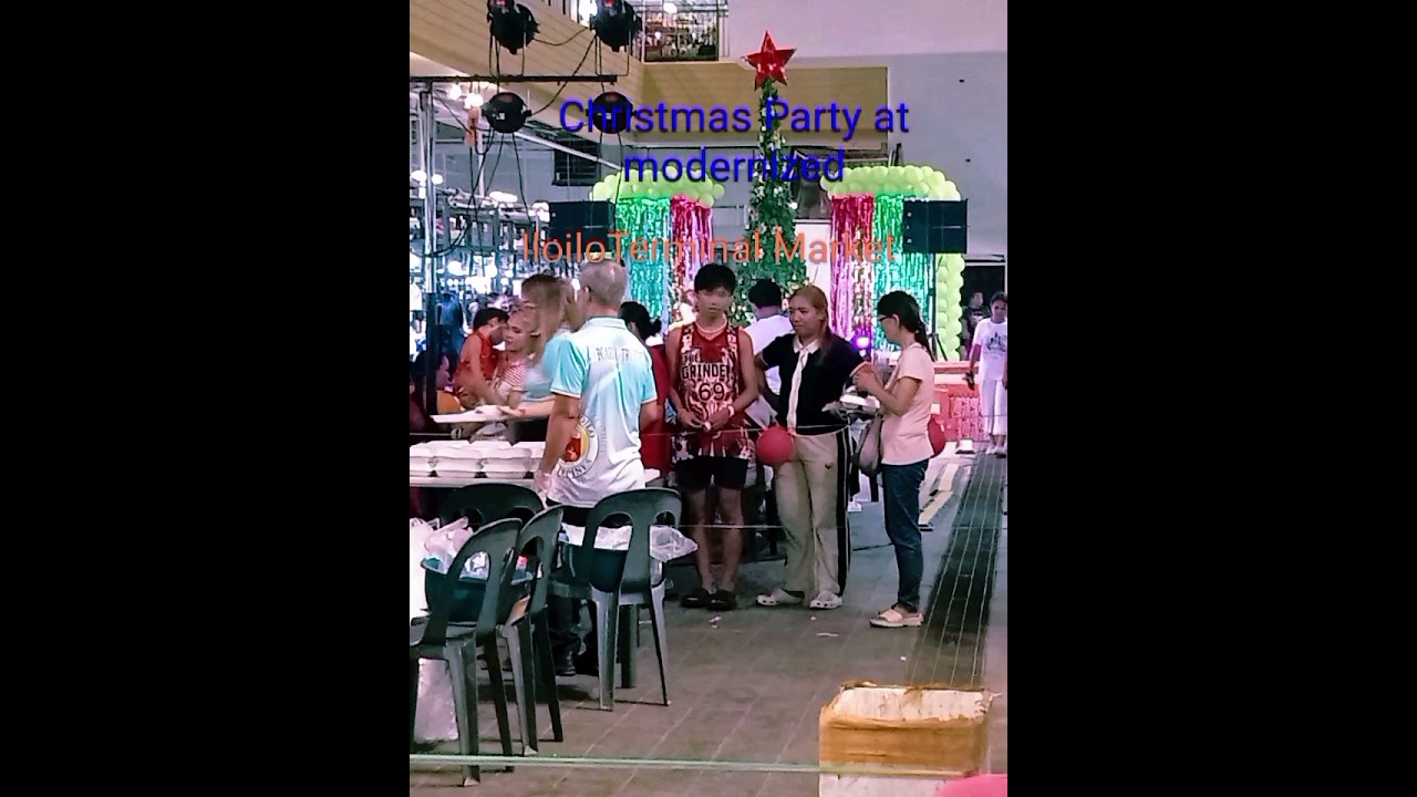 X'mas party at modernized Iloilo Terminal Market and X'mas lighting at Don William mansion