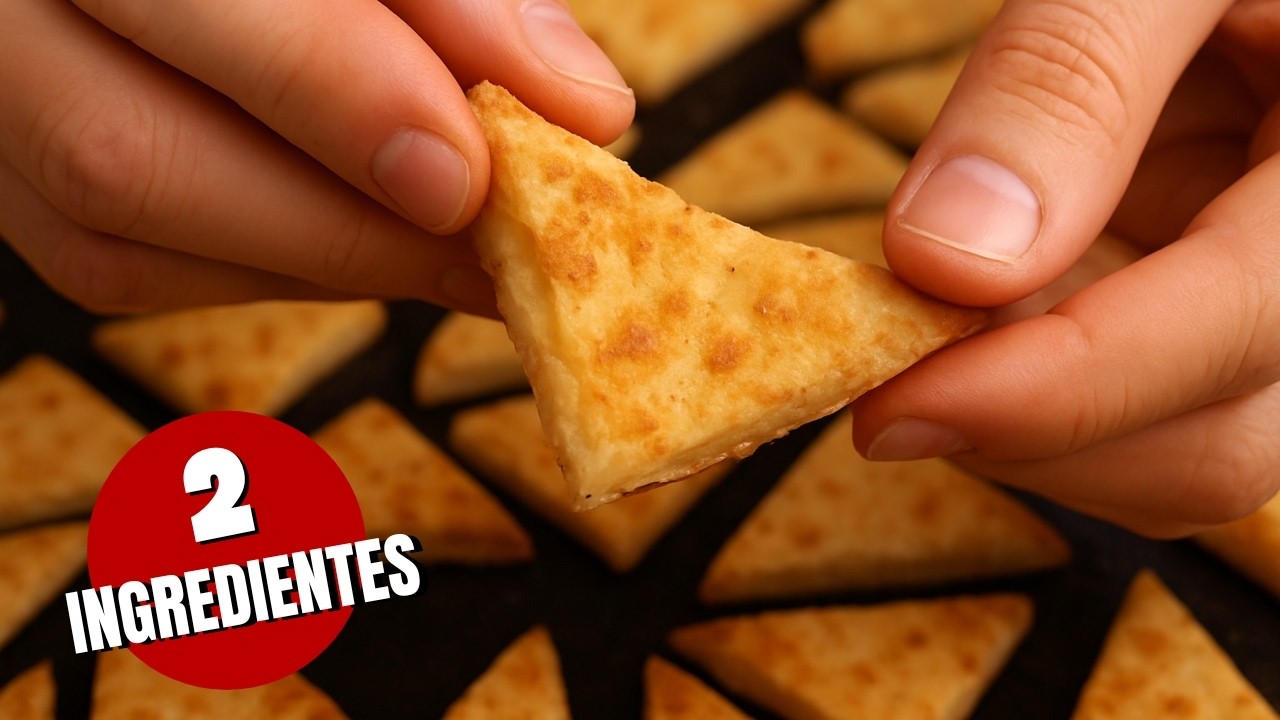 🟡BIZCOCHITOS de QUESO con SOLO 2 INGREDIENTES 🤯 ¡FACILÍSIMOS! #BizcochitosDeQueso