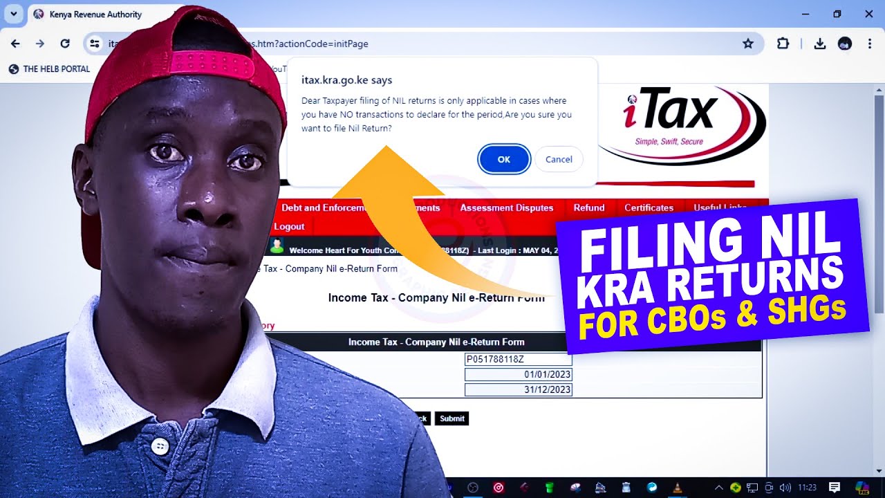 HOW TO FILE KRA NIL RETURNS FOR CBOs AND SELF HELP GROUPS
