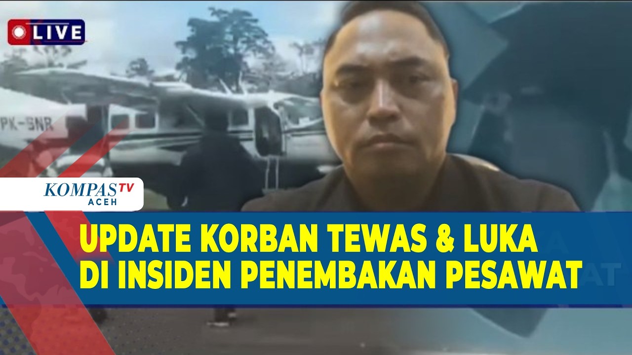 Polisi Sampaikan Perkembangan Kasus Penembakan Pesawat Smart Air