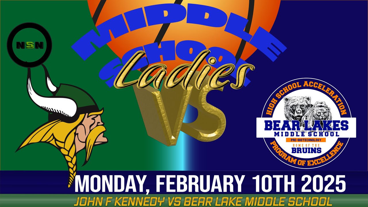 2.10.2025 John F Kennedy vs Bear Lakes Middle School Girls Basketball