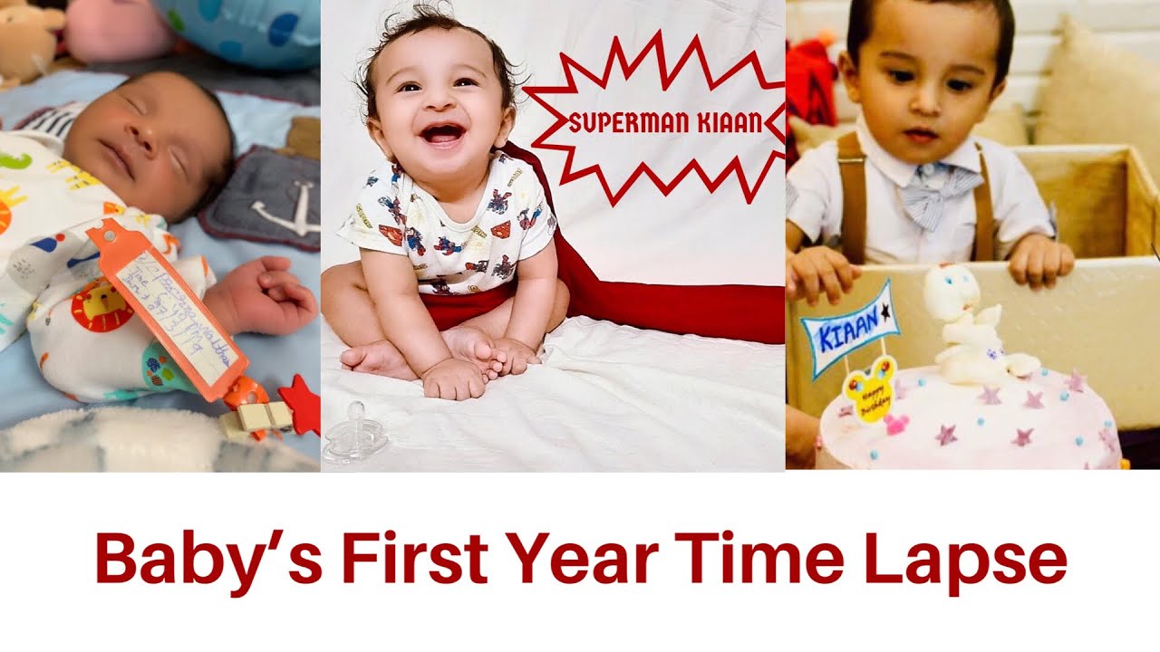 Baby’s First Year Time Lapse/ Development Milestones/ Little One Growing Up Fast