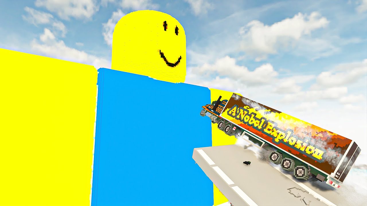 Cars & Mega Roblox Noob - Teardown