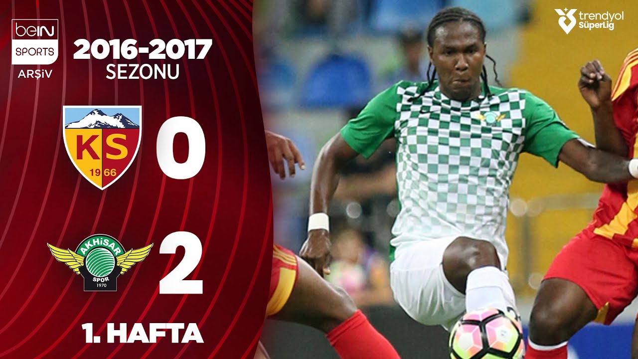 Kayserispor (0-2) Akhisarspor | MAÇ ÖZETİ | 1. Hafta - 2016/2017