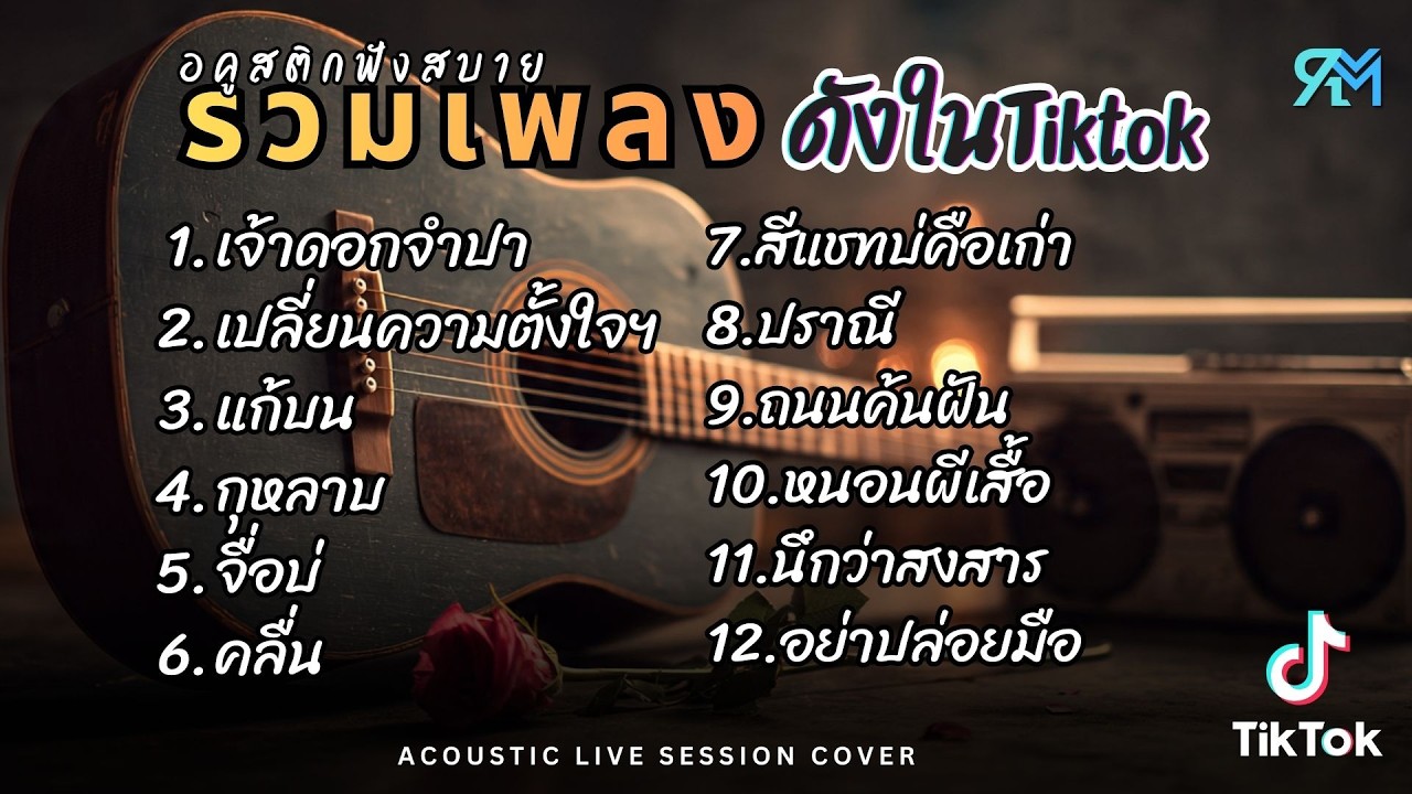 รวมเพลงอคูสติกCover  ฮิตในTiktok 2025 l  เจ้าดอกจำปา + เปลี่ยนความตั้งใจของน้องได้บ่ +  แก้บน