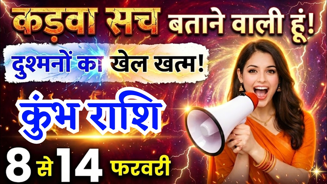 8 से 14 फरवरी कुंभ राशि वालों कड़वा सच बताने वाली हूं, Kumbh Rashi, सावधान