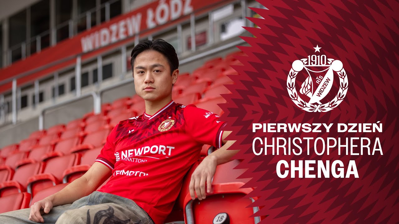 Pierwszy dzień Christophera Chenga w Widzewie Ł&oacute;dź!