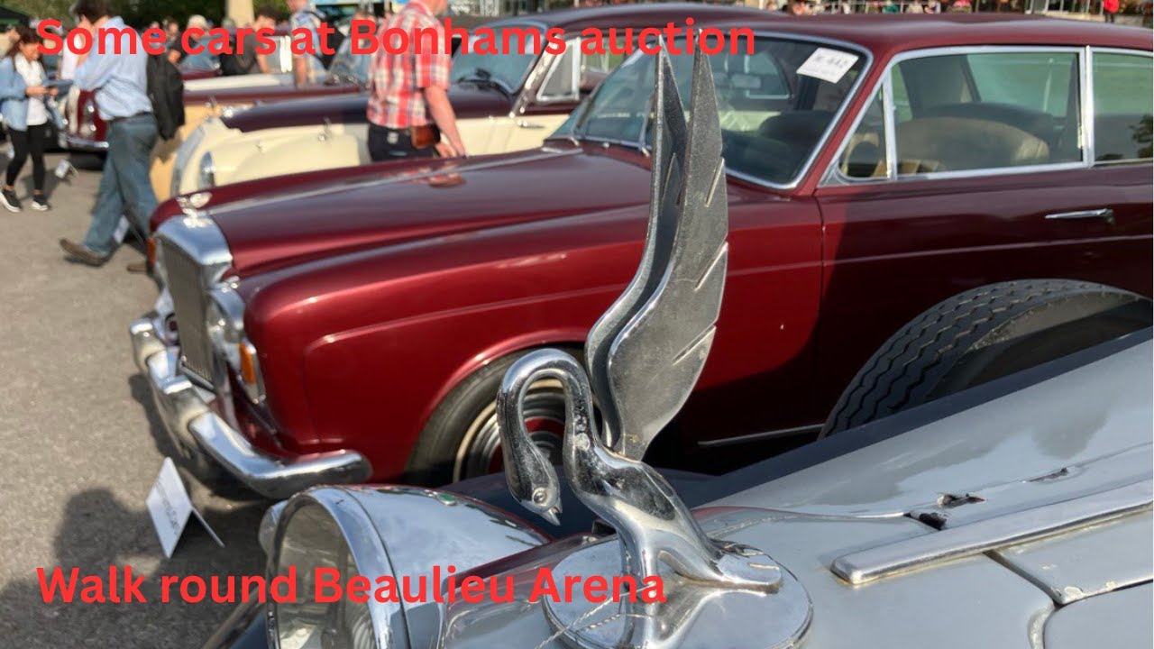 Beaulieu Autojumble 6 September 2025- walking round cars at auction killing time - List in desc. box
