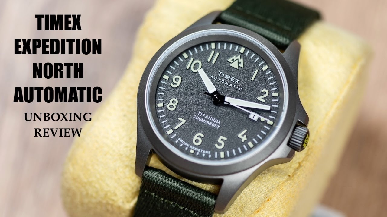 Timex Expedition North Titanium Automatic TW2V95300JR Watch | Review Valjoux Relogios