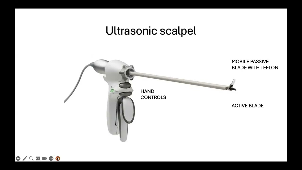 Class 5 - Ultrasonic energy devices and their practical use & applications in Laparoscopy