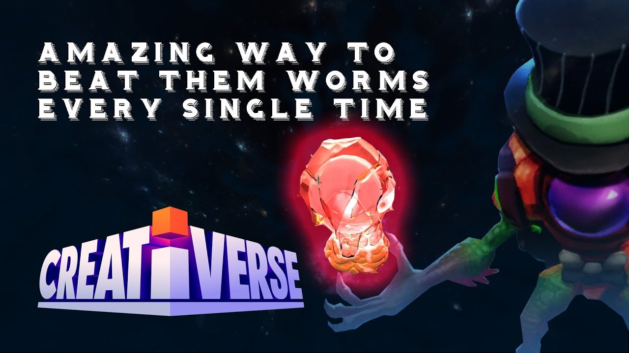 Creativerse - R47 Amazing way to beat them Worms every single time