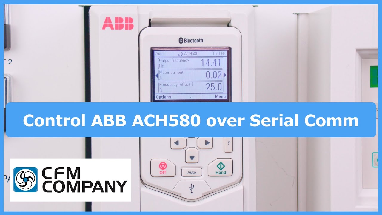 Control ABB ACH580 Over Serial Comm