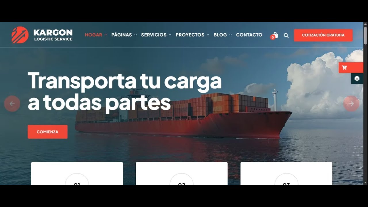 Demo 1 - Transport and Logistics Website - Web 24 Hours!