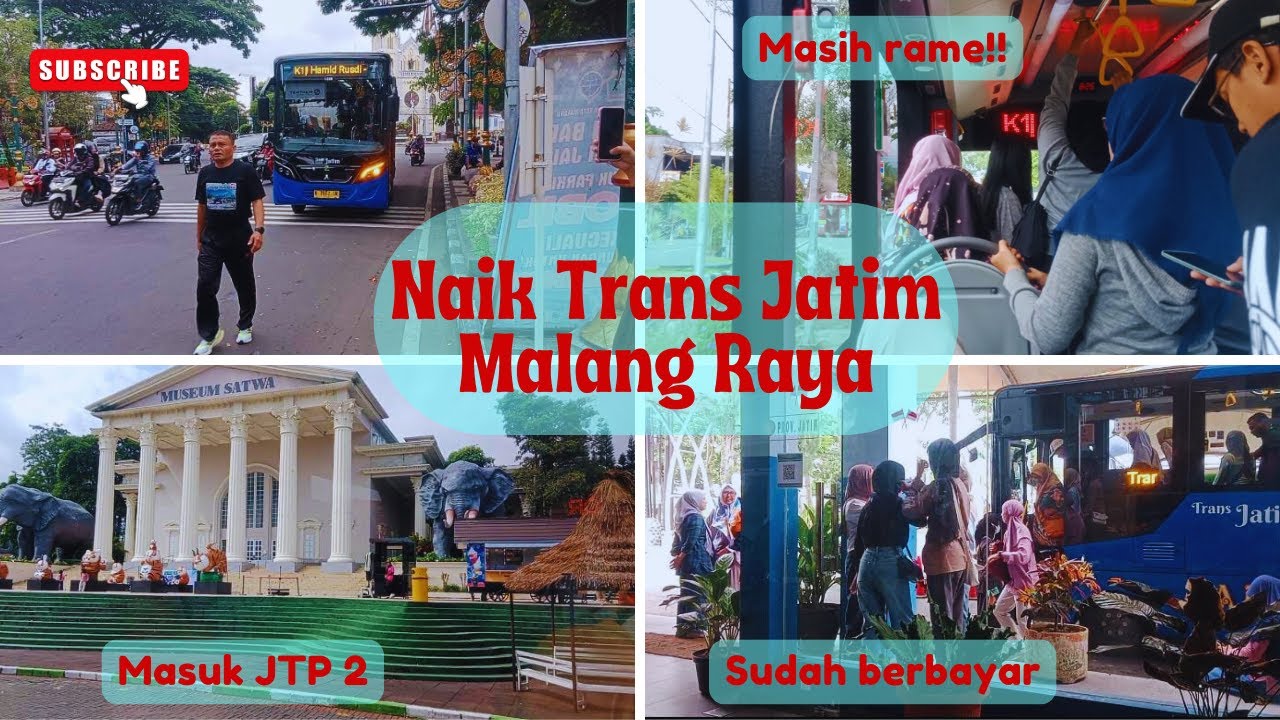 Sudah Berbayar Masih Ramai!! Trans Jatim Malang Raya Sesak Pas Weekend. Trip dari Kayutangan ke Batu
