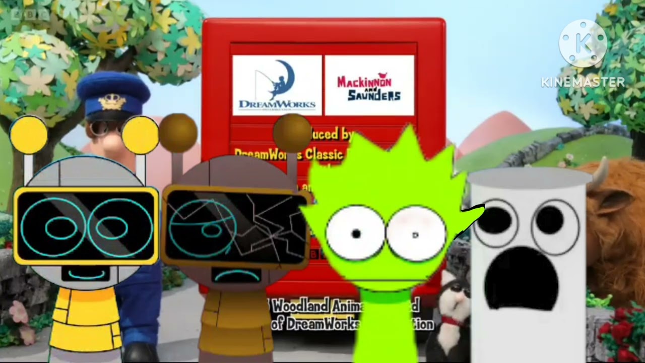 DreamWorks Logo With Funny Glass