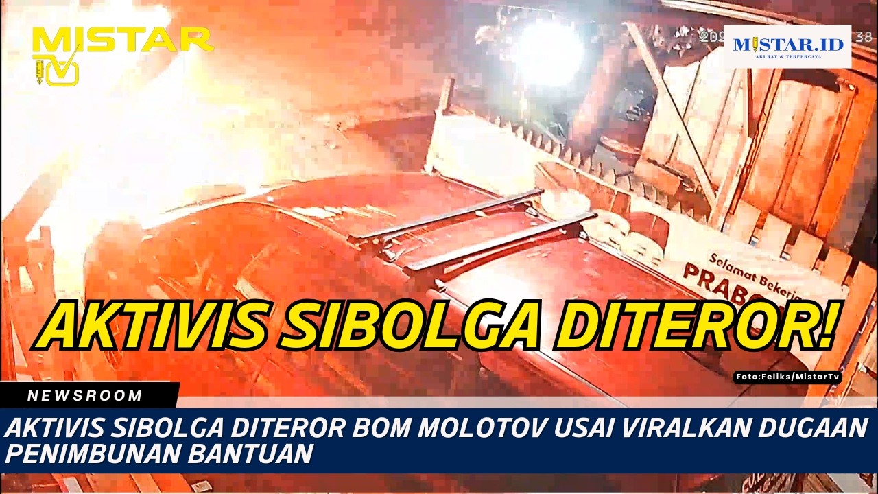 Aktivis Sibolga Diteror Bom Molotov Usai Viralkan Dugaan Penimbunan Bantuan