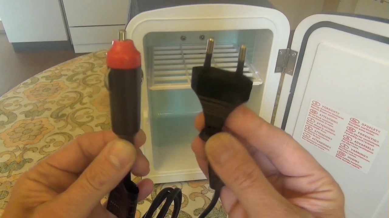 Functional testing Mini-Fridge  12V / 230V   4 Liters