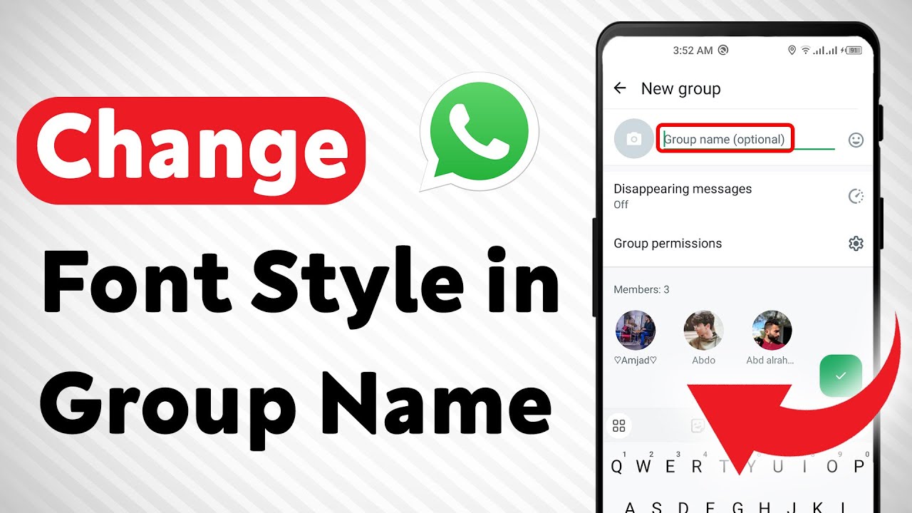How to Change Font Style in Group Name on WhatsApp (Updated)
