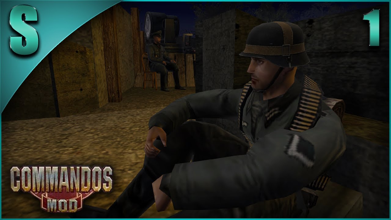Прохождение Men of War: Assault Squad [Commandos] ( Ночная вылазка ) #1