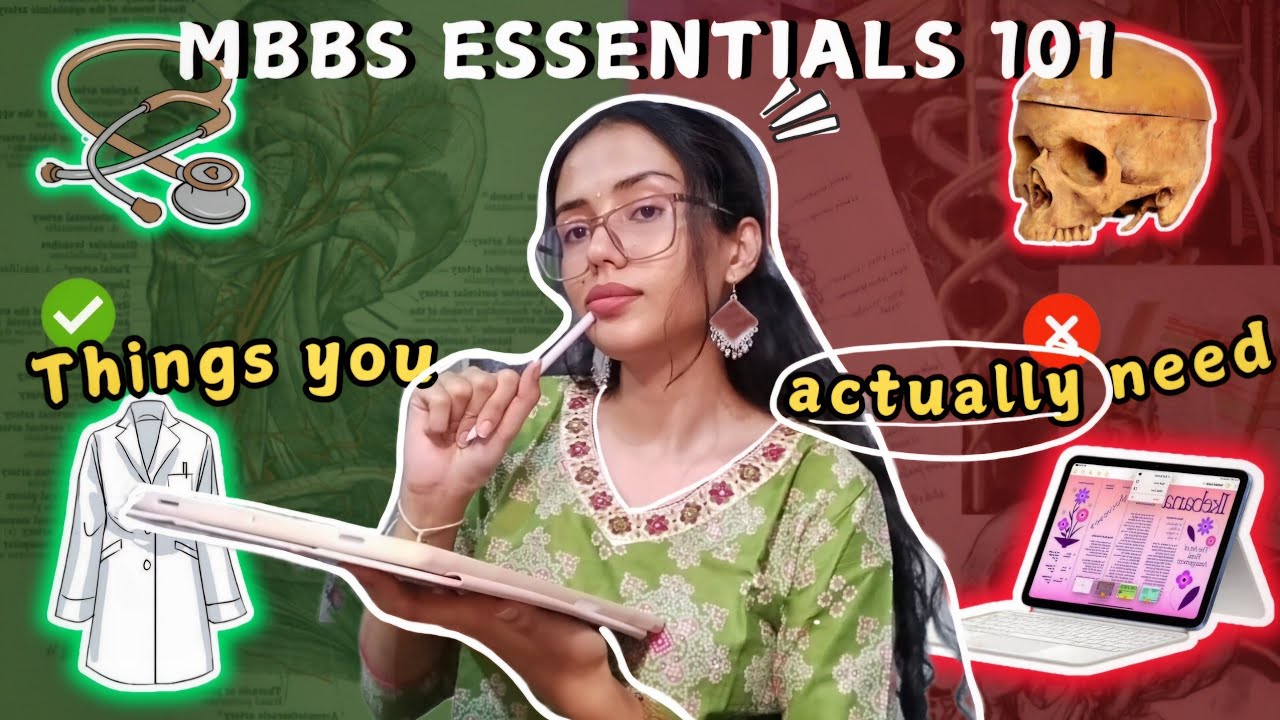 🛍Everything you NEED for 1st year MBBS 📚⚕️REALISTIC things to buy for MBBS