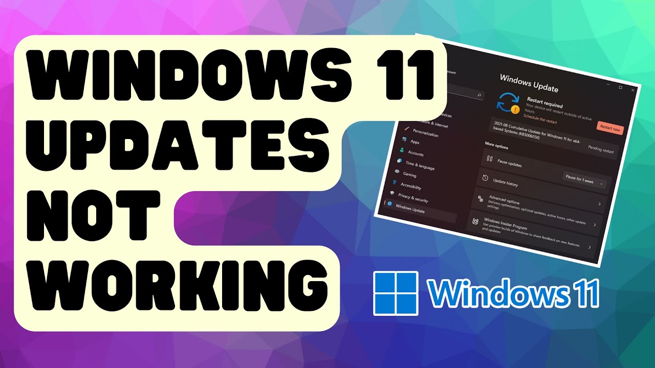 Как исправить проблему с неработающими обновлениями Windows 11 | Обновление не устанавливается | ...