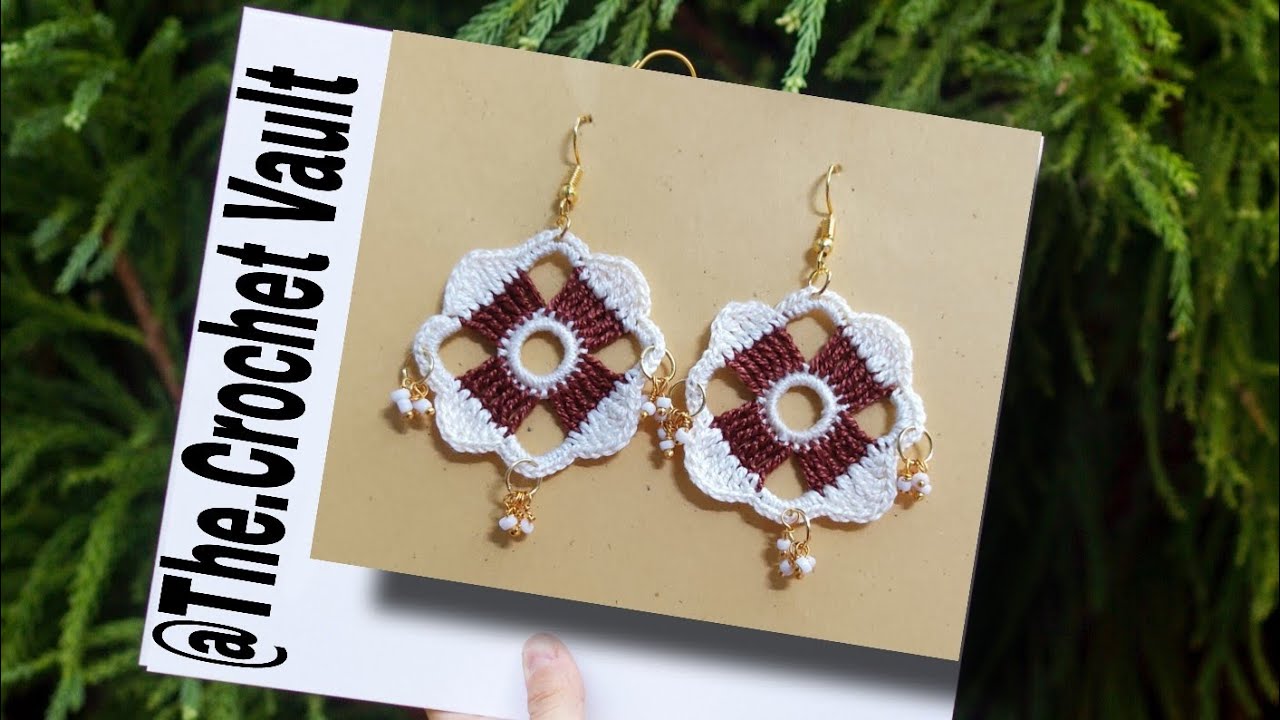 𝐂𝐑𝐎𝐂𝐇𝐄𝐓 𝐌𝐎𝐓𝐈𝐅 𝐄𝐀𝐑𝐑𝐈𝐍𝐆𝐒 | 𝐄𝐀𝐒𝐘 𝐓𝐎 𝐌𝐀𝐊𝐄 #crochetearrings #stylishearrings #crochetvault #trending 
