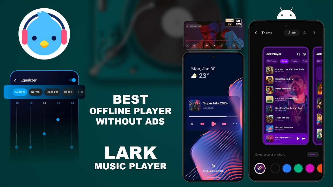 Lark Player &mdash; музыкальный плеер и MP3-плеер | Android Media Player