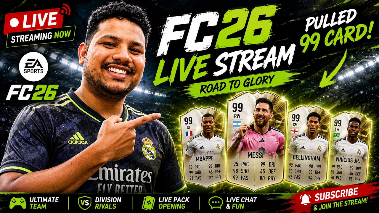 🔴 FC 26 LIVE STREAM ⚽ | Can We Reach Division 2 Today? 🏆