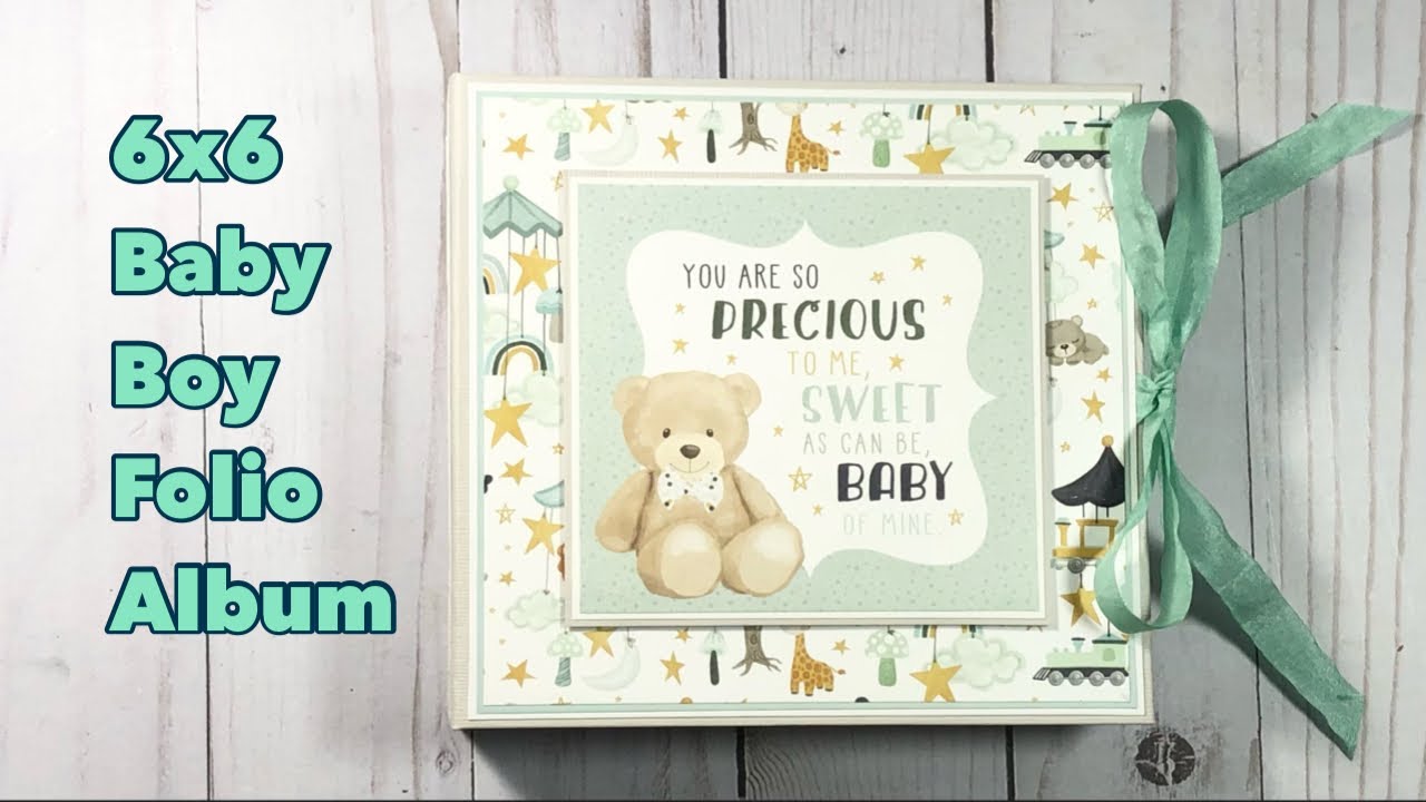 Baby Boy Mini Album Folio | Echo Park |  It’s a Boy Collection