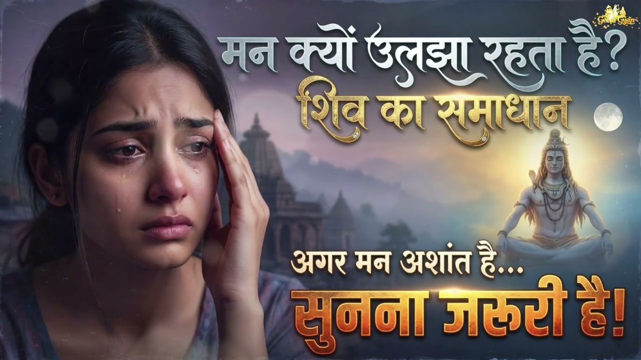 मन की उलझनों से परेशान हो? सुनो महादेव का यह चमत्कारी उपदेश 🔱 | Shiv Updesh जो जीवन बदल दे