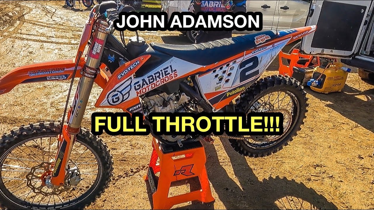 @FrewmxFilms  MX2 Motocross National Champion John Adamson spinning some practice laps